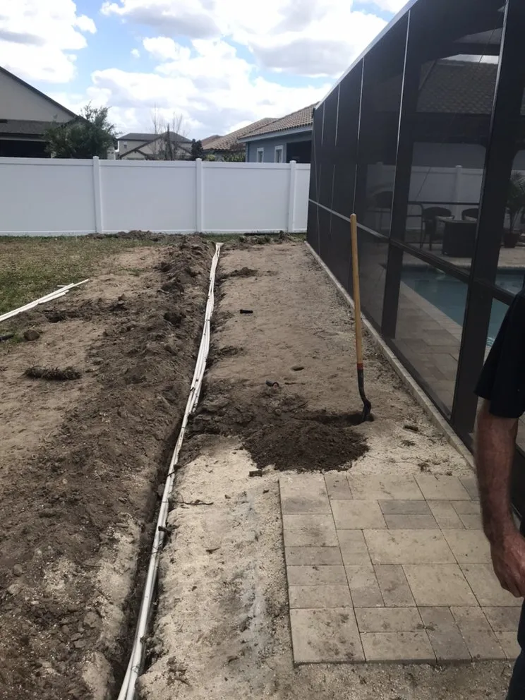 Custom garden landscaping for beautiful yards in Dover, FL by All American Lawn & Irrigation