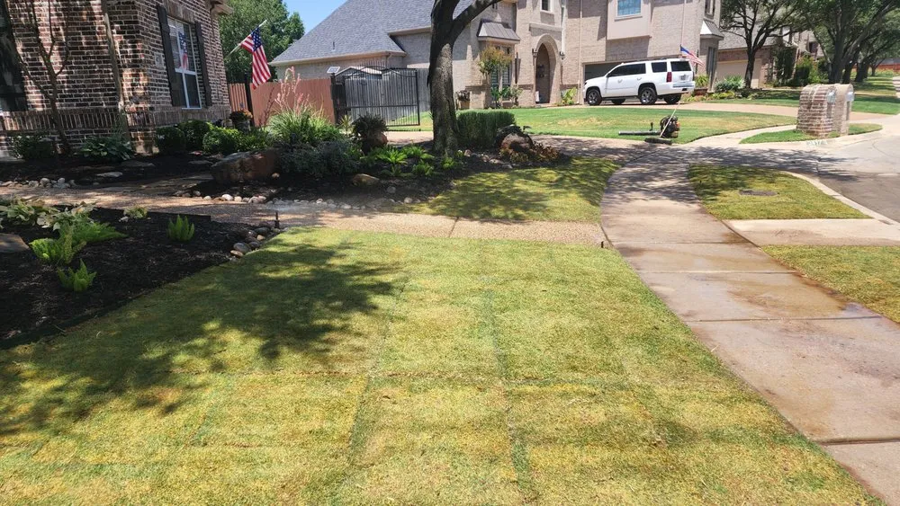 Custom yard cleanup service for year-round maintenance in Euless, TX by All American Lawn and Tree Service