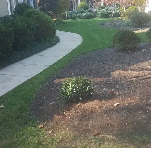 Custom landscaping services with custom design in Chapel Hill, NC by All American Lawn Care & Landscaping