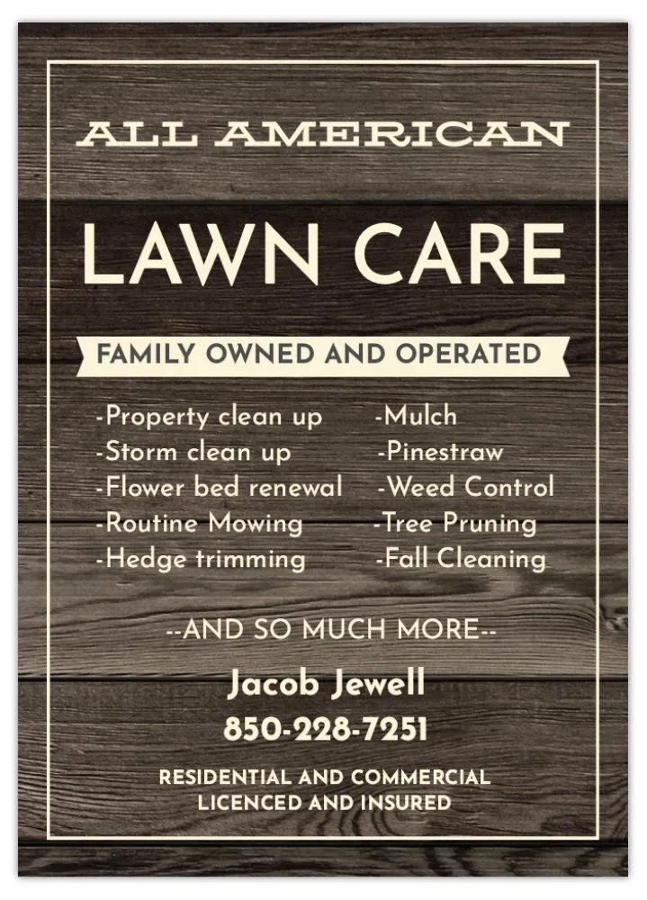 Top-rated lawn mowing service in Tallahassee, FL by All American Lawn Care
