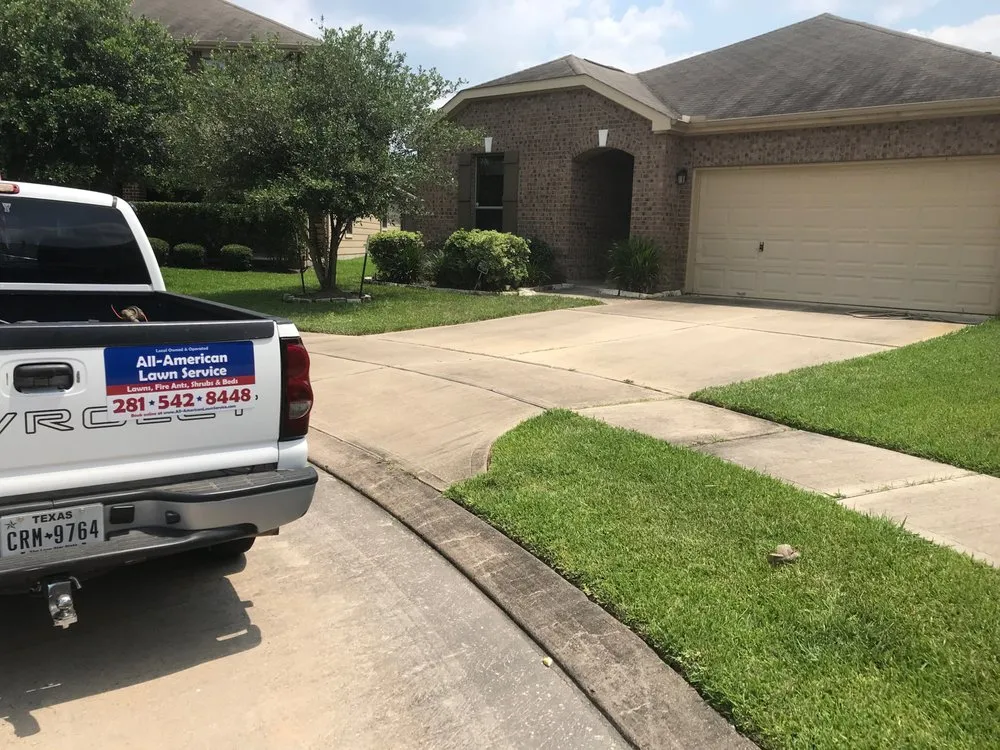 Professional landscaping services in Houston, TX - All-American Lawn Service- Houston