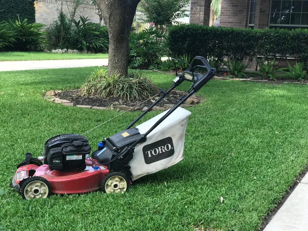 Custom residential landscaping in Houston, TX by All-American Lawn Service- Houston