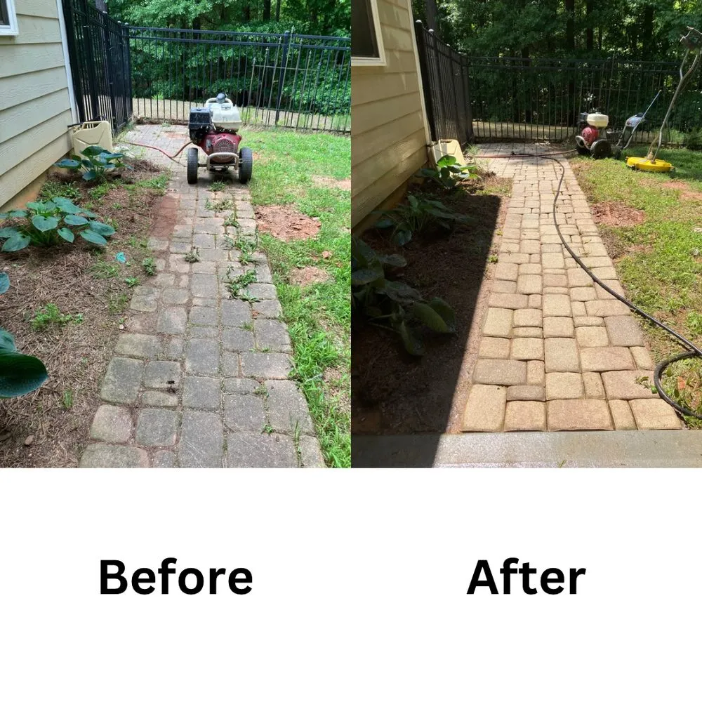 Custom lawn mowing service with custom design across Fayetteville, GA - All-American Lawn Solutions