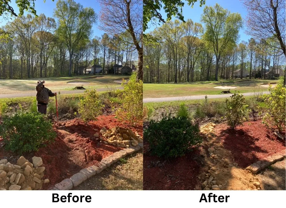 Custom lawn mowing service in Fayetteville, GA by All-American Lawn Solutions