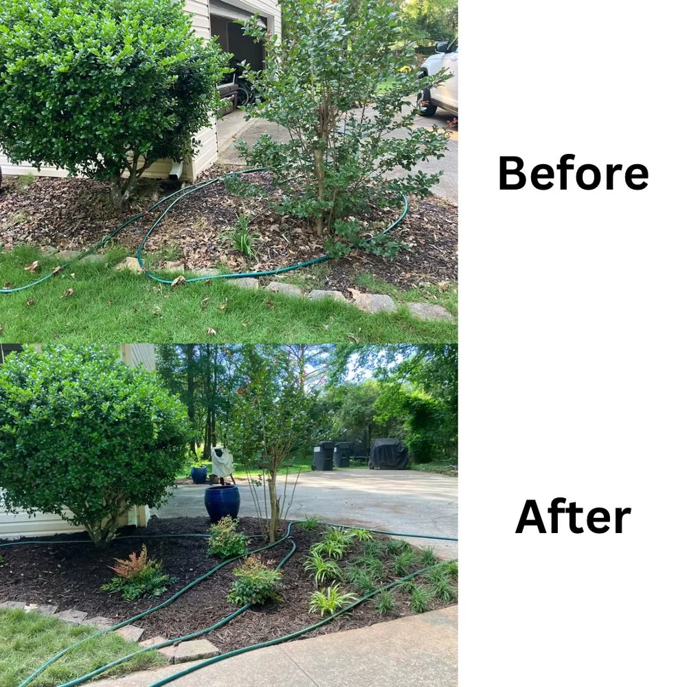 Professional landscape installation for residential properties across Fayetteville, GA - All-American Lawn Solutions