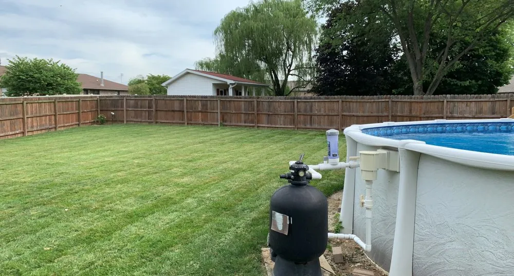 Top-rated yard cleanup service in Evansville, IN by All American Pro Lawns