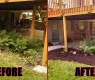 Local garden landscaping for beautiful yards in Allentown, PA by All American Property Maintenance