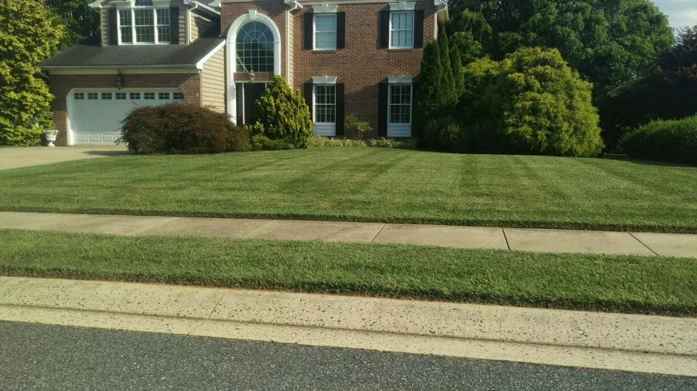 Custom residential landscaping for residential properties in Havre de Grace, MD by All-American Property Management