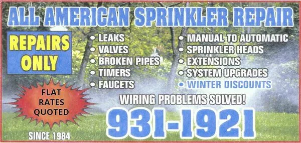 All American Sprinkler Repair Logo