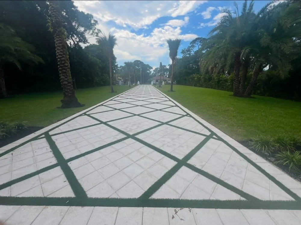 Custom landscape installation for homes in Pompano Beach, FL by All American Sprinklers