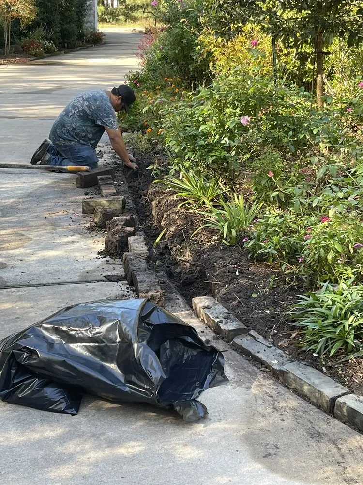 Expert lawn mowing service experts serving Magnolia, TX - All American Stone and Turf