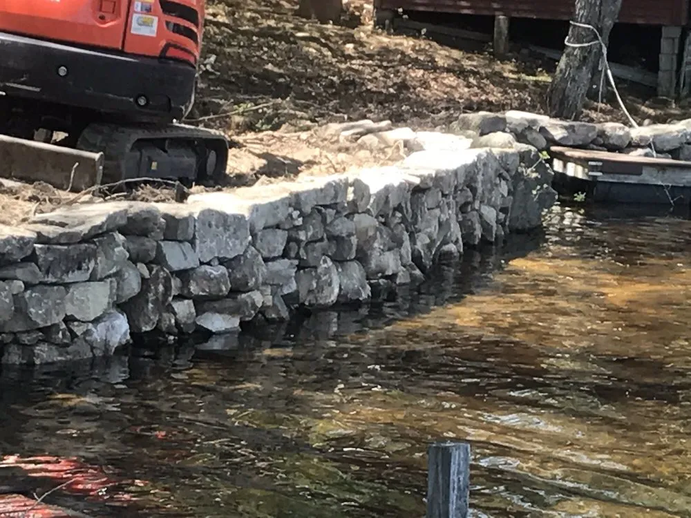 Reliable landscaping services with custom design across Barrington, NH - All American Stonework by Silver