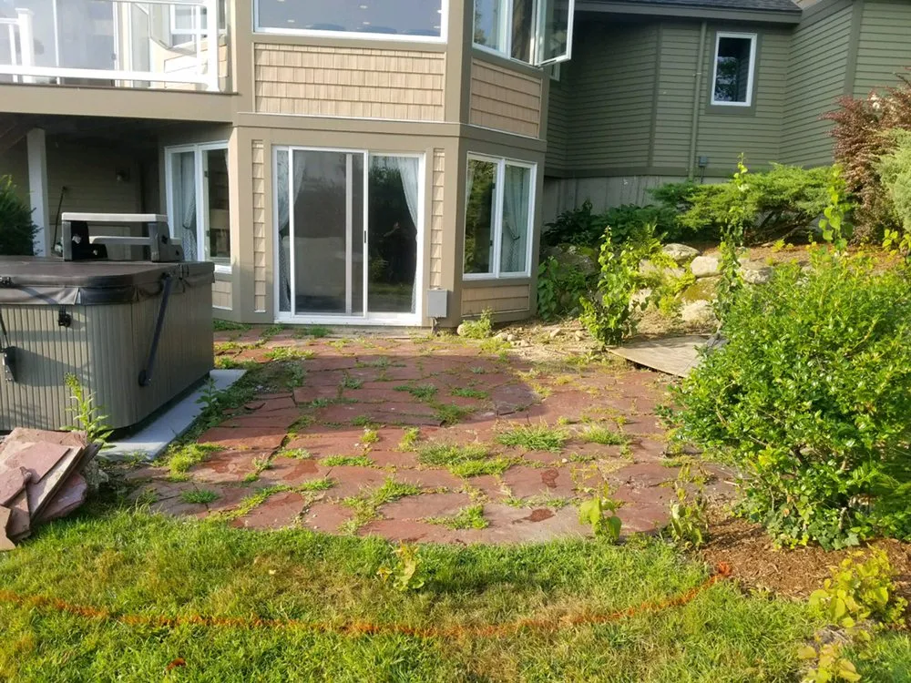 Local yard maintenance in Barrington, NH - All American Stonework by Silver