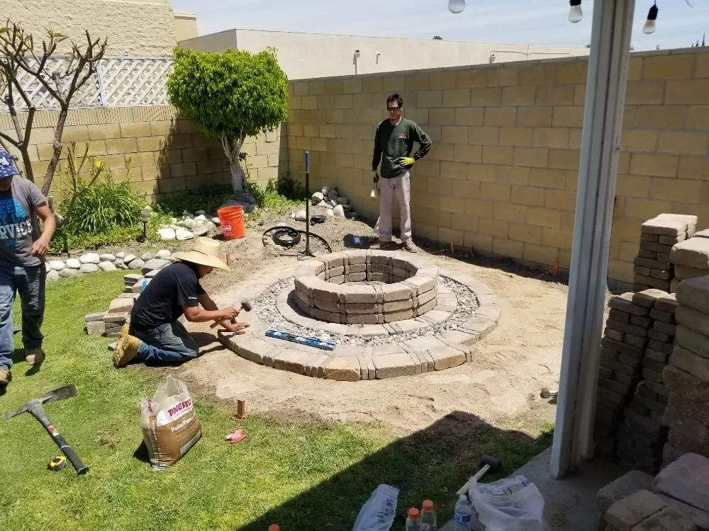 Custom garden landscaping for residential properties in Whittier, CA by All American Turf Pro's