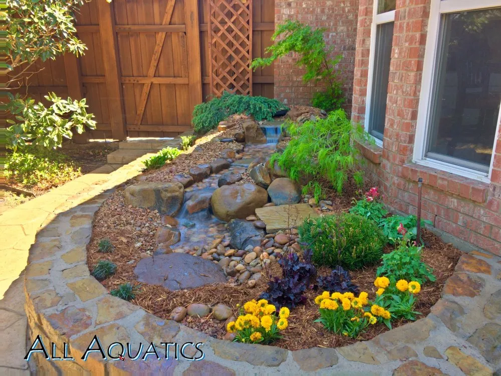 Professional landscape design for outdoor upgrades in Allen, TX by All Aquatics