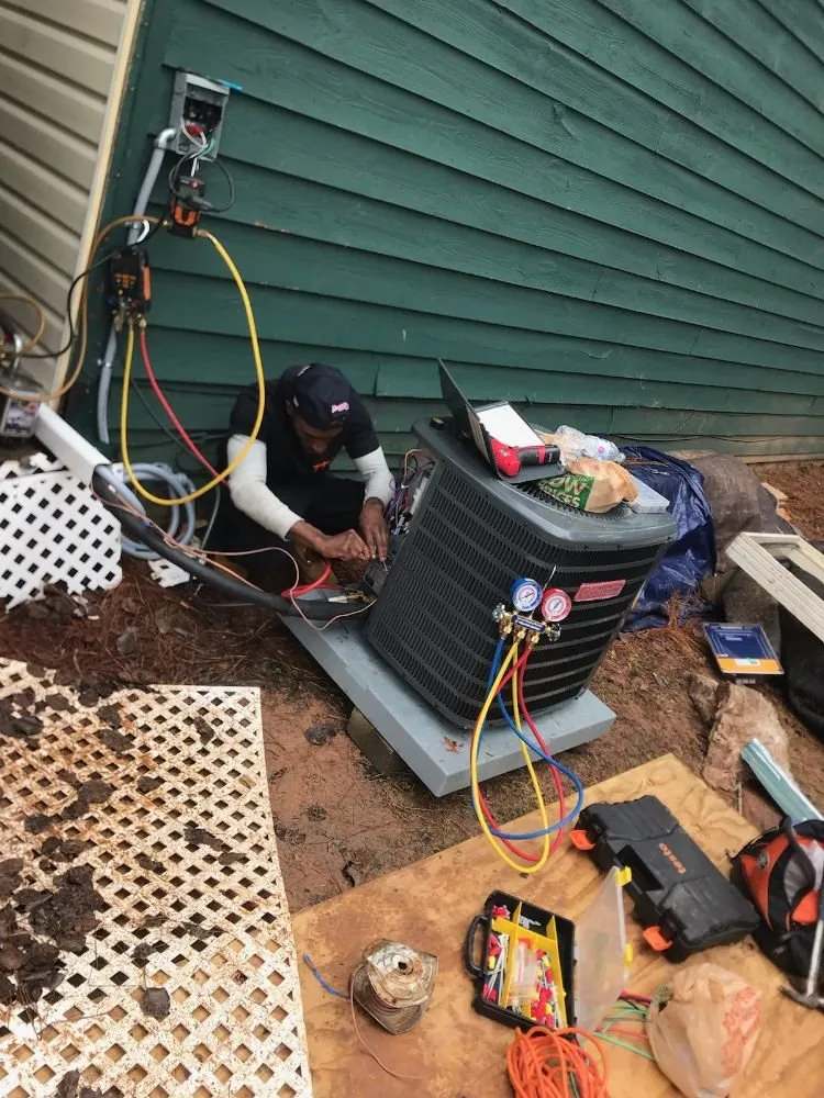 Local landscape installation in Hampton, GA by All Around Brown Services