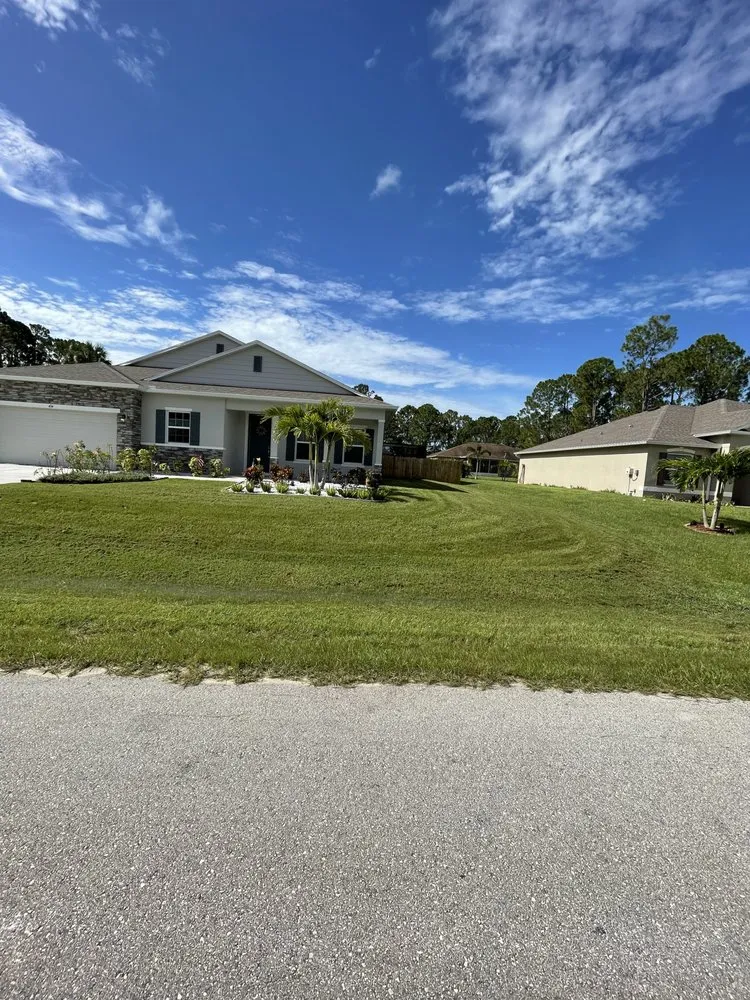 Local landscape installation for residential properties in Palm Bay, FL by All Around Complete Services LLC