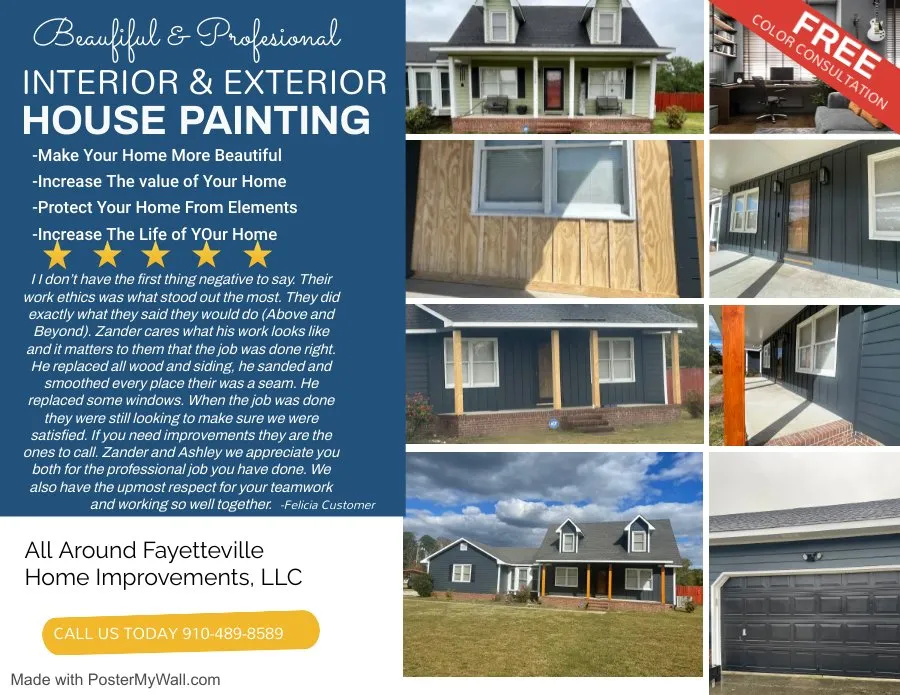 Affordable yard maintenance for residential properties across Fayetteville, NC - All Around Fayetteville Home Improvements