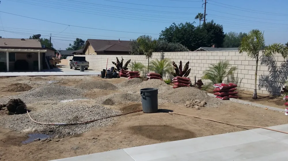 Custom lawn mowing service for residential properties across Bloomington, CA - All Around Landscape