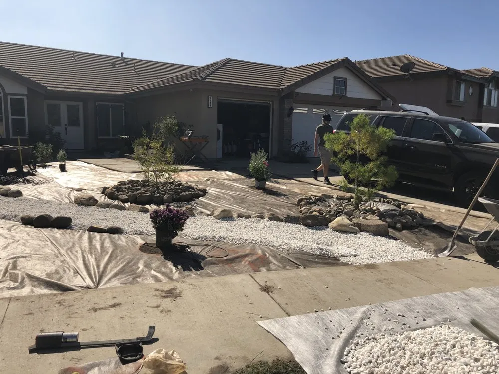 Reliable landscape design for homes in Bloomington, CA by All Around Landscape