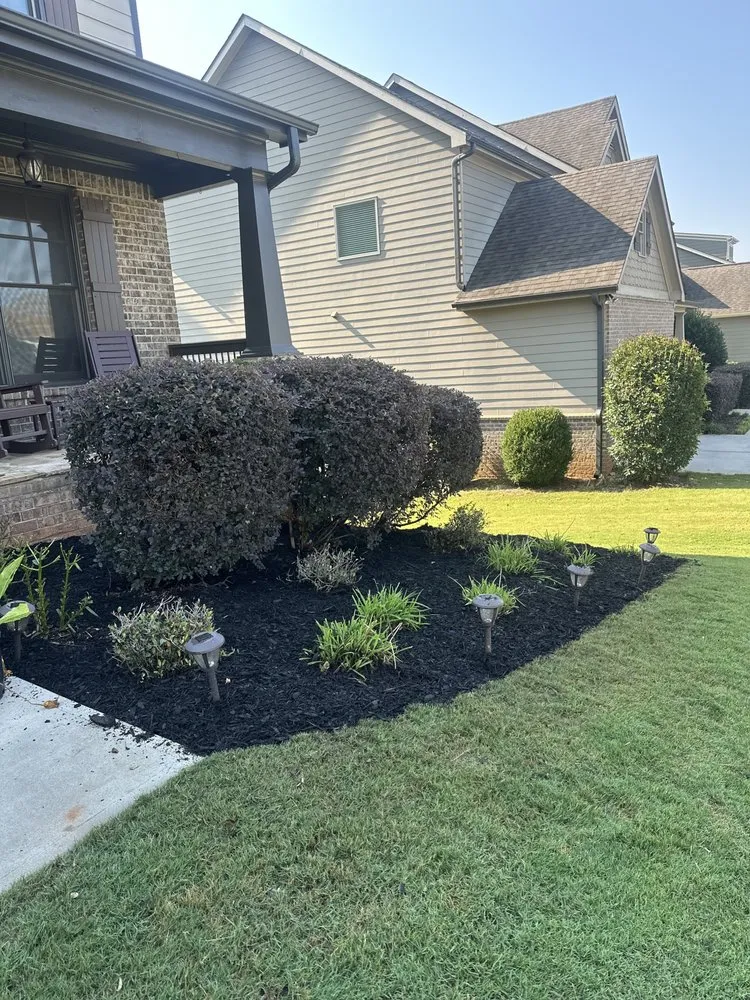 Trusted lawn mowing service with custom design in Johns Creek, GA by All Around Landscape