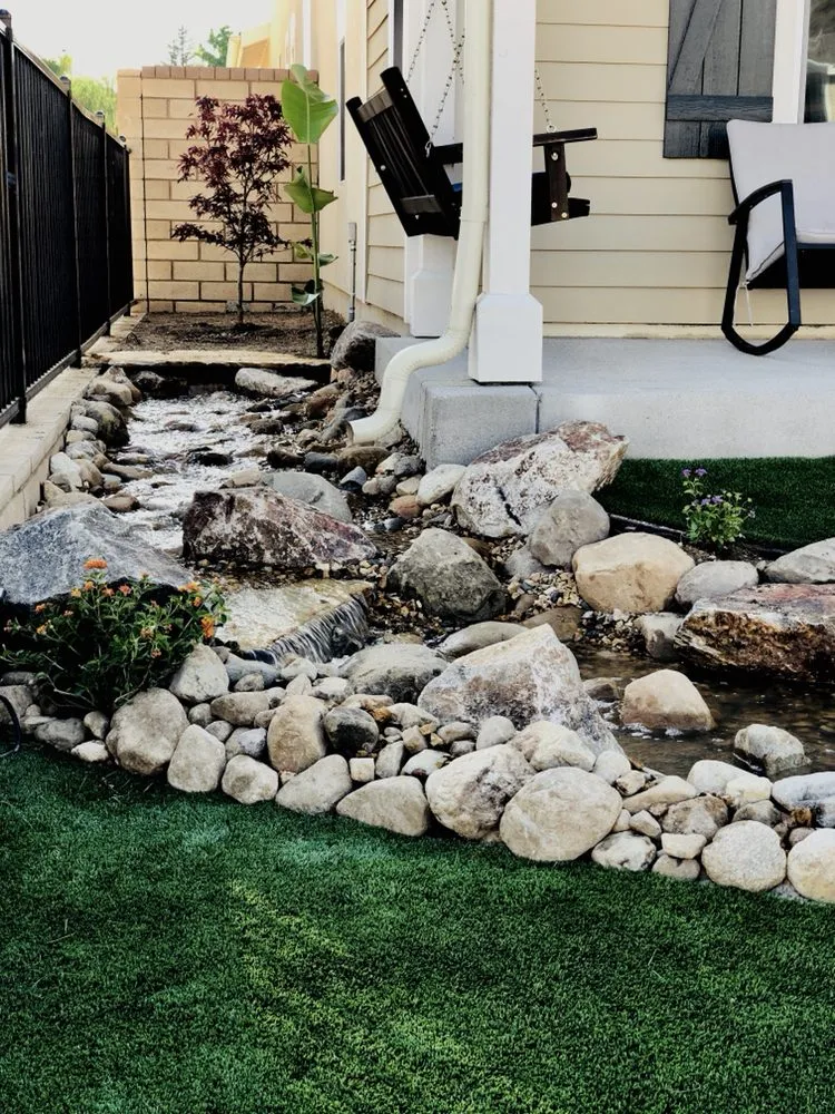 Expert lawn mowing service with custom design across Santa Clarita, CA - All Around Landscape