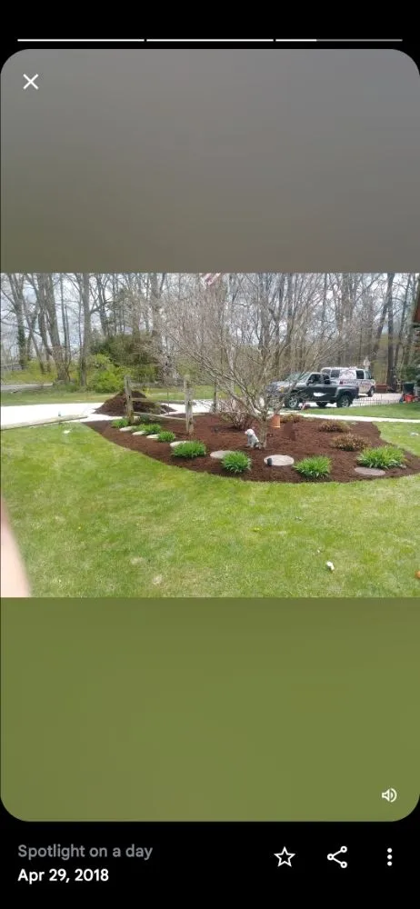 Custom landscape installation in East Berlin, PA by All Around the Yard Lawn services