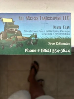 All AxCess Landscaping Logo