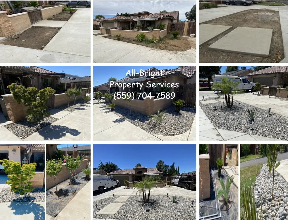 Local lawn mowing service experts serving Fresno, CA - All-Bright Property Services