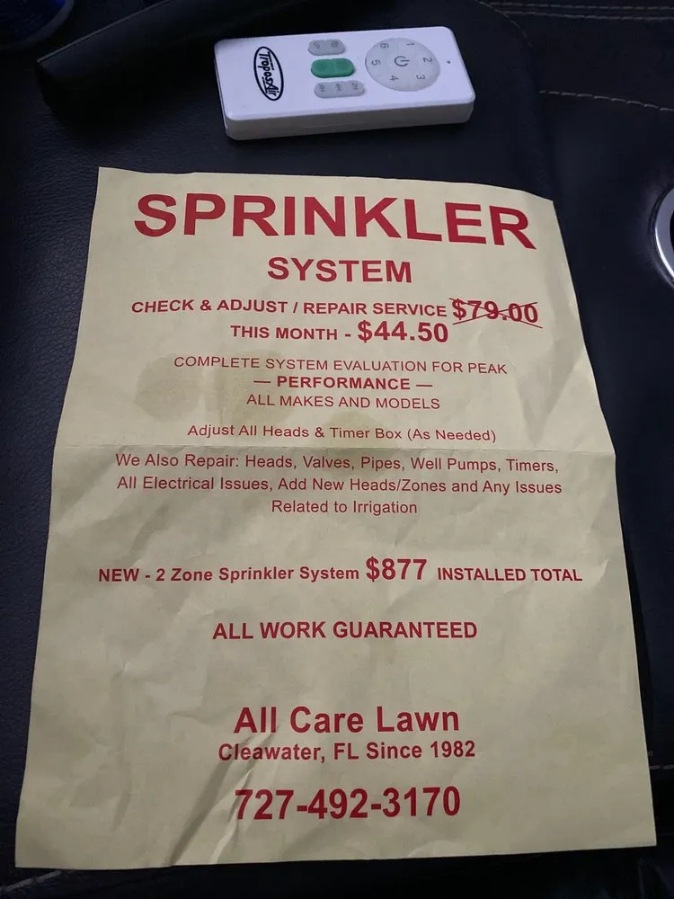 Trusted yard cleanup service in Clearwater, FL - All Care Lawn