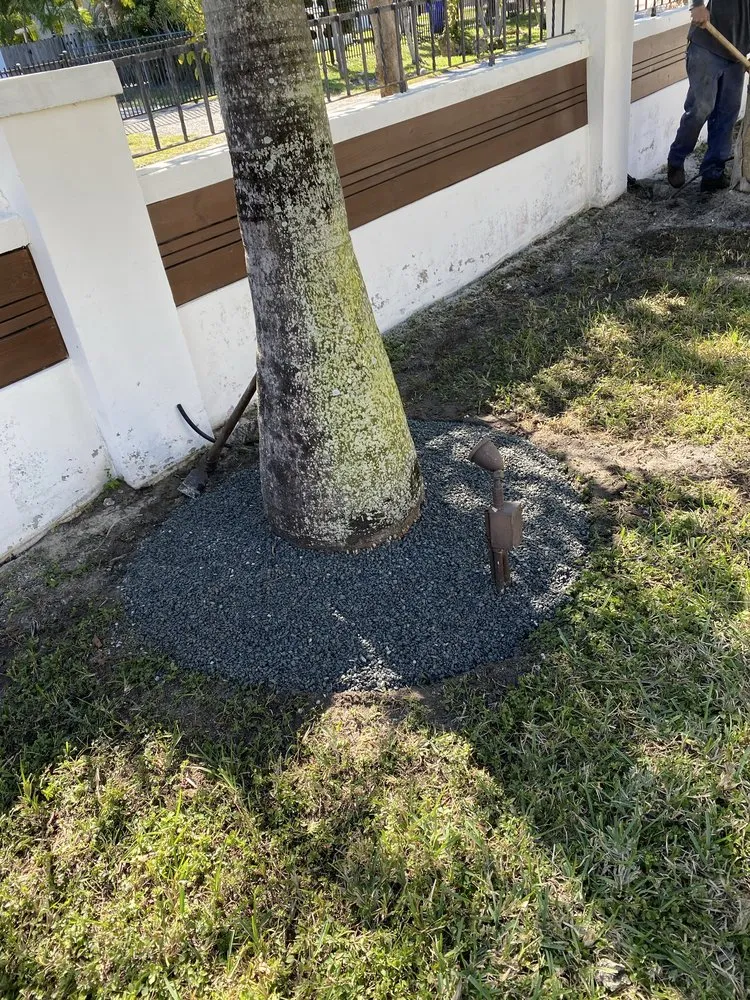 Professional outdoor landscaping in Palm Bay, FL by All Clear Junk Removal