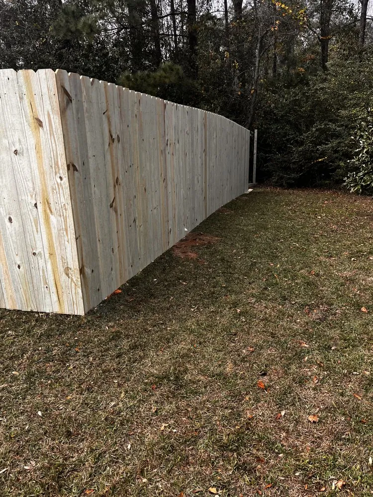 Custom outdoor landscaping with custom design across Foley, AL - All Clear Land Worx