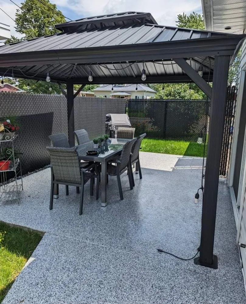 Custom yard cleanup service with custom design in Denver, CO by All Concrete Denver LLC