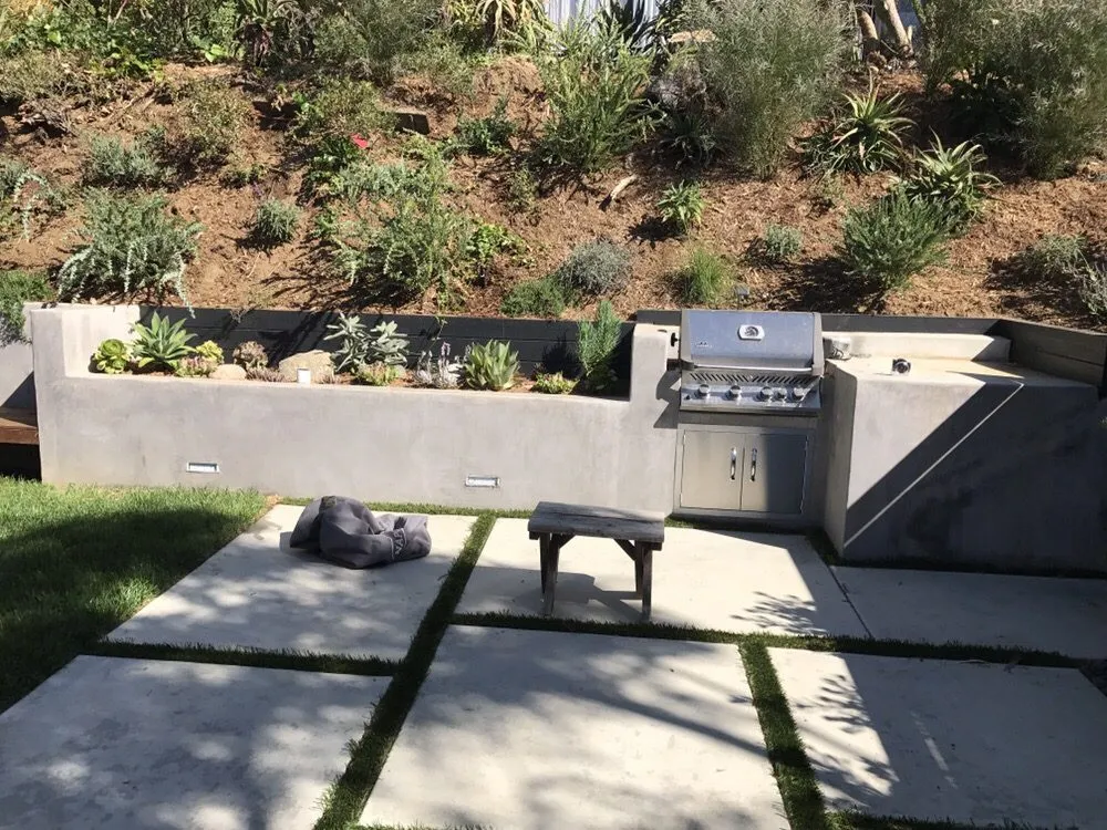 Professional garden landscaping with custom design in Tarzana, CA by All County Landscape-Hardscape