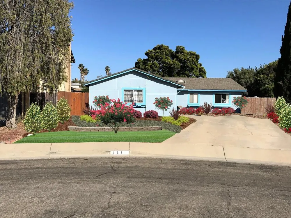 Custom yard maintenance with custom design in Santa Maria, CA by All County Landscaping