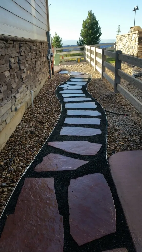 Custom landscape installation in Brighton, CO by All Designs Landscape