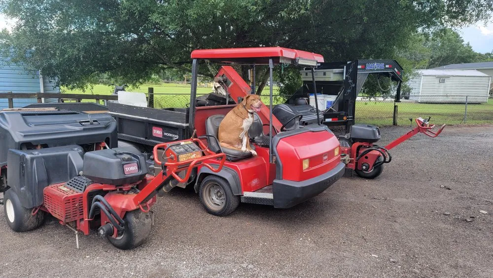 Local yard cleanup service with custom design across Live Oak, FL - All Florida Aerification