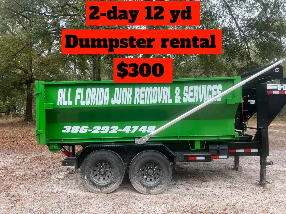 Reliable yard cleanup service for homes in O'Brien, FL by All Florida Junk Removal & Services