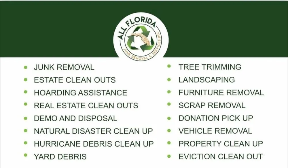 Top-rated yard cleanup service in O'Brien, FL by All Florida Junk Removal & Services