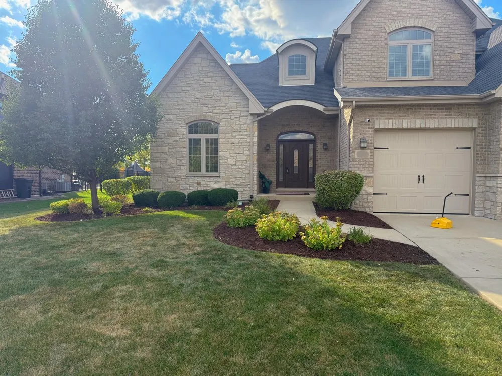 Expert lawn mowing service with custom design across Joliet, IL - All Four Seasons Services