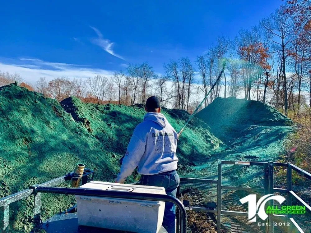 Professional garden landscaping experts serving Terryville, CT - All Green Hydroseed