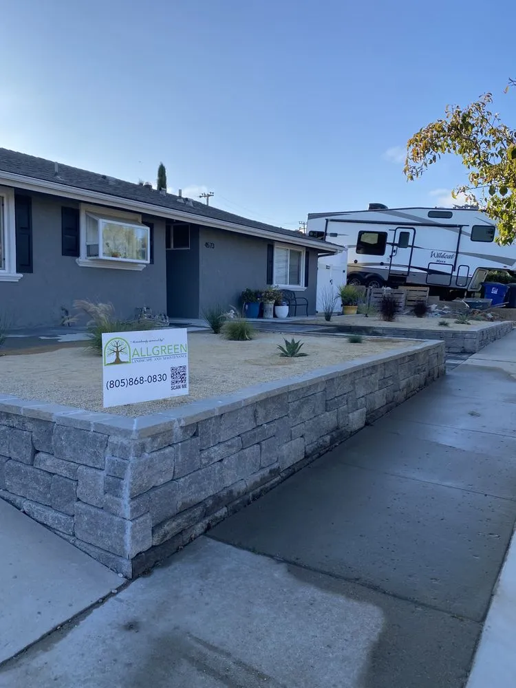 Custom yard maintenance for beautiful yards across Santa Maria, CA - All Green Landscape & Maintenance