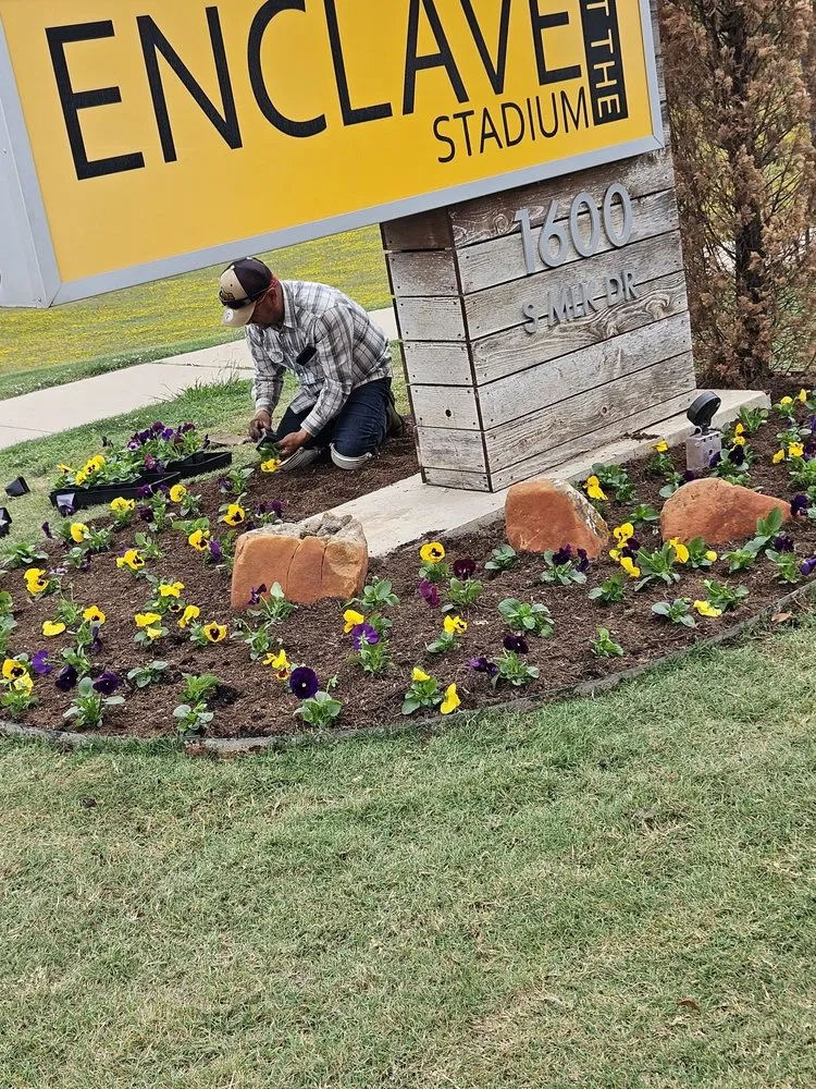 Professional outdoor landscaping with custom design across Lorena, TX - All Green Lawn & Landscape