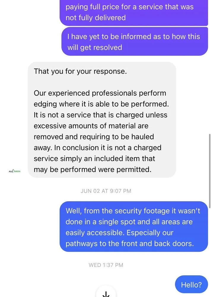 Custom yard cleanup service for residential properties across Rock island, IL - All Green Site Management