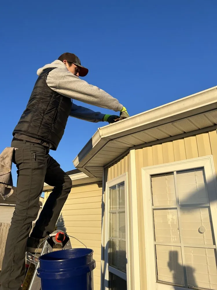 Professional yard maintenance in Bentonville, AR by All Gutter and Pressure Washing