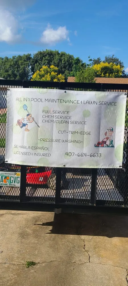 Professional landscape installation in Orlando, FL - All In 1 Pool Maintenance & Lawn Services