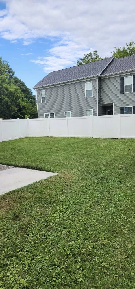 Custom lawn mowing service in Chesapeake, VA by All in Landscaping