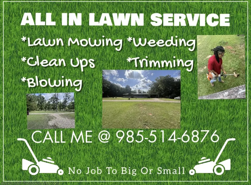 Local yard maintenance near you across Greensburg, LA - All In Lawn Service