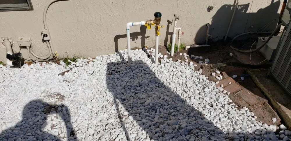 Custom yard cleanup service with custom design in Orlando, FL by All In Lawn Solutions