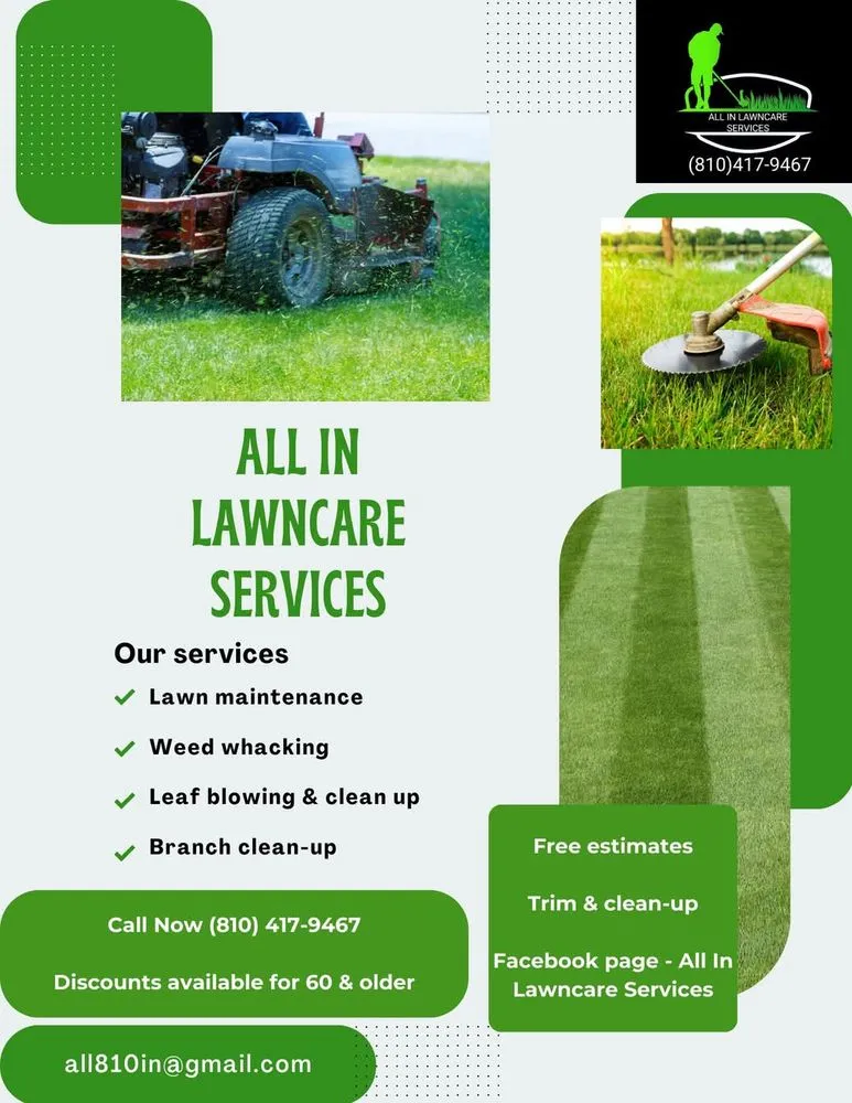 Top-rated yard maintenance experts serving Marlette, MI - All In Lawncare Services